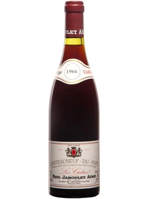 Вино Paul Jaboulet Aine, Les Cedres Rouge, Chateauneuf du Pape AOC 1966, 0.75 л
