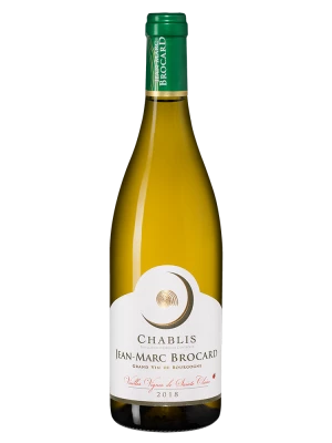 Вино Chablis Vieilles Vignes, Франция Jean-Marc Brocard (Domaine Sainte-Claire) 2018, 0.75 л