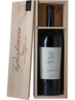 Вино Pian delle Vigne, Vignaferrovia Riserva, Brunello di Montalcino DOCG wooden box 2013, 1.5 л