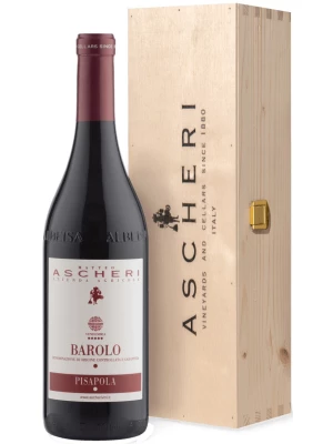 Вино Matteo Ascheri, Barolo Pisapola DOCG, wooden box 2019, 0.75 л