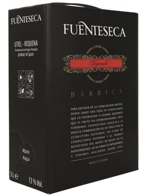 Вино Fuenteseca Tempranillo, Utiel-Requena DO, bag-in-box 3 л