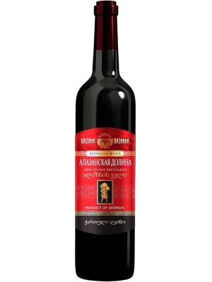 Вино Вазиани, Алазанская Долина Красное 0.75 л