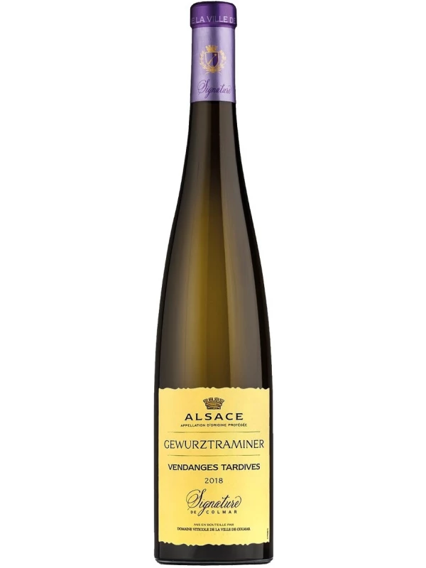 Domaine Viticole de la Ville de Colmar, Gewurztraminer Vendanges Tardives Signature de Colmar, Alsace AOP