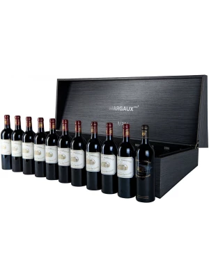 Вино Chateau Margaux DNA2 Vertical Collection, 11 Bottles, wooden box 0.75 л