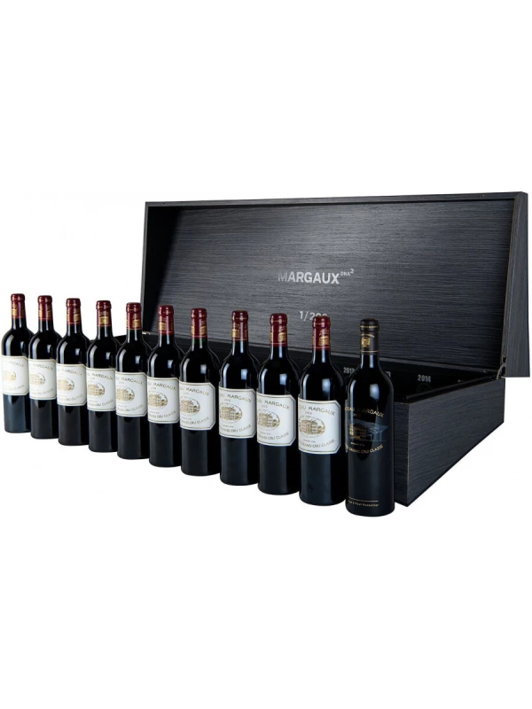 Chateau Margaux DNA2 Vertical Collection, 11 Bottles, wooden box