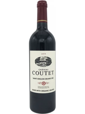 Вино Chateau Coutet, Saint-Emilion Grand Cru АОC 2019, 0.75 л