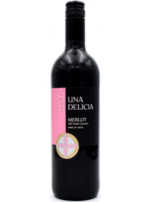 Вино Vinedos Puertas, Una Delicia Merlot, Valley Central DO 2019, 0.75 л
