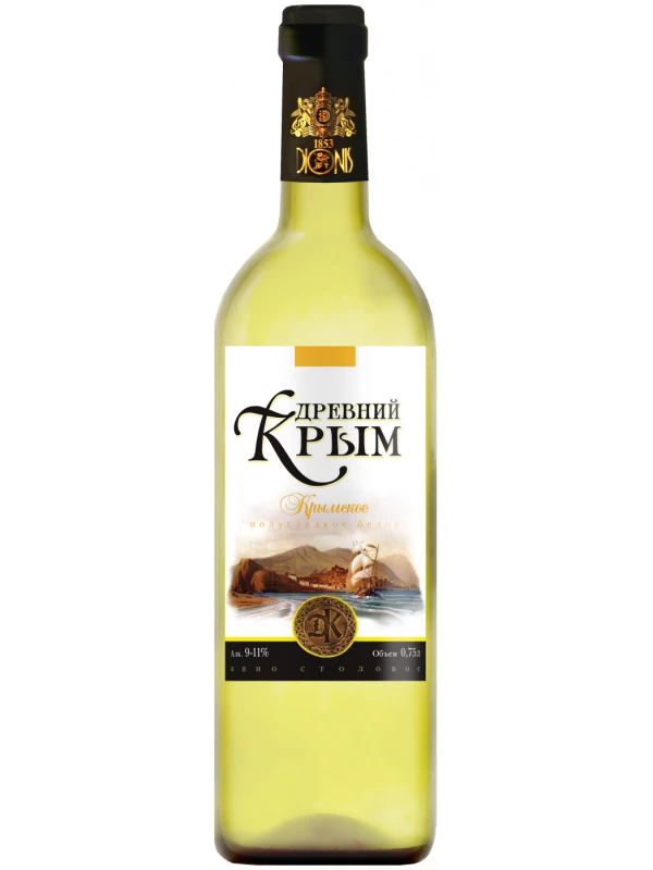 Древний Крым Белое Полусладкое