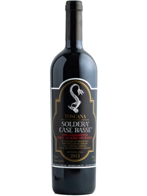 Вино Case Basse, Soldera Sangiovese, Toscana IGT 2013, 0.75 л