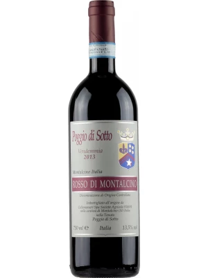 Вино Poggio di Sotto, Rosso di Montalcino, Vendemmia Castelnuovo dell'Abate DOC 2013, 0.75 л