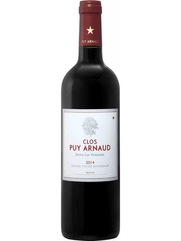 Clos Puy Arnaud, Cuvee Les Ormeaux, Cotes de Bordeaux AOC