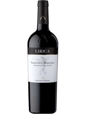 Вино Produttori di Manduria, Lirica, Primitivo di Manduria DOP 2019, 0.75 л