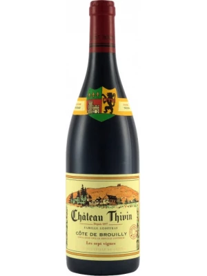 Вино Chateau Thivin, Les sept vignes Cote de Brouilly AOC 2018, 0.75 л