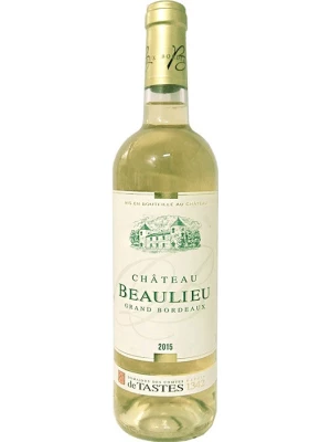 Вино Chateau Beaulieu Comtes de Tastes, Bordeaux АОC Blanc 2015, 0.75 л