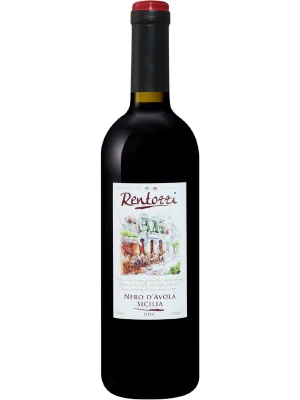 Вино Villa degli Olmi, Rentozzi Nero d'Avola, Sicilia DOC 2020, 0.75 л