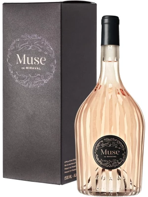 Вино Muse de Miraval Rose, Cotes de Provence AOC, gift box 2020, 1.5 л
