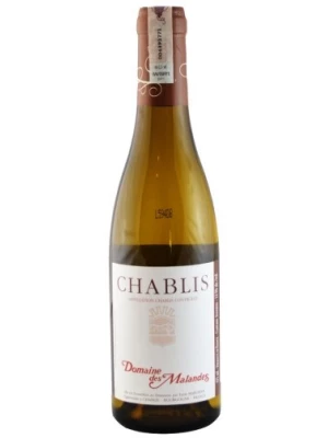 Вино Domaine des Malandes, Chablis AOC 2018, 0.375 л