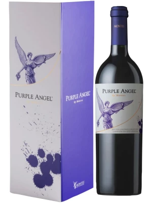 Вино Montes, Purple Angel, Valle de Colchagua DO, gift box 2020, 0.75 л