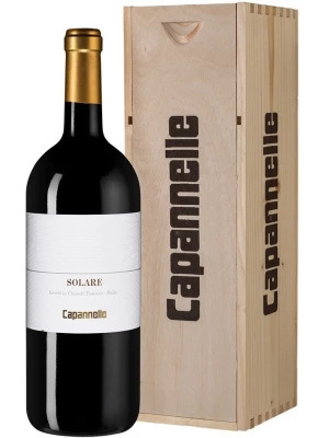 Вино Capannelle, Solare Vino da Tavola di Toscana Rosso IGT Sangiovese, wooden box 2014, 1.5 л