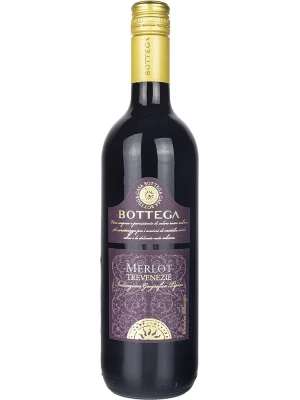 Вино Bottega, Merlot, Trevenezie IGT 2022, 0.75 л
