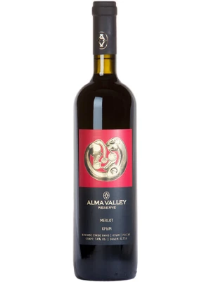 Вино Alma Valley Reserve Merlot 2019, 0.75 л