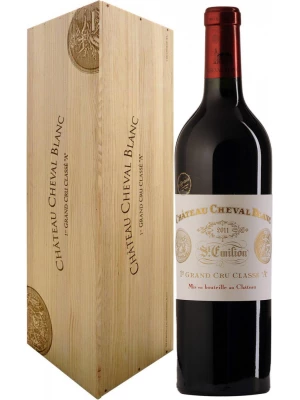 Вино Chateau Cheval Blanc, St-Emilion AOC 1-er Grand Cru Classe wooden box 2011, 0.75 л