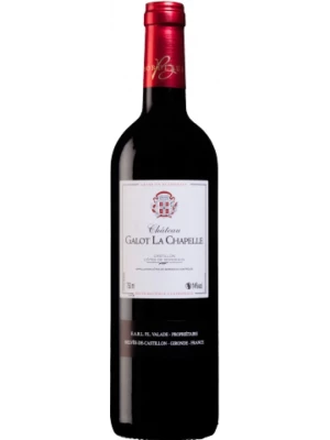 Вино Chateau Galot La Chapelle, Castillon Cotes de Bordeaux AOC 2019, 0.75 л