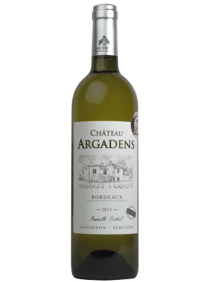 Вино Sichel, Chateau Argadens Blanc, Bordeaux Superieur AOC 2013, 0.75 л