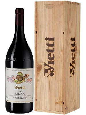 Вино Vietti, Barolo Castiglione DOCG, wooden box 2017, 1.5 л
