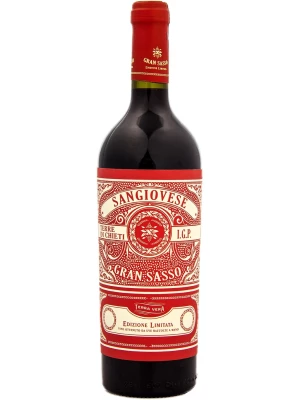Вино Gran Sasso, Sangiovese, Terre di Chieti IGP 2020, 0.75 л