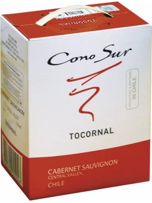Вино Cono Sur Tocornal Cabernet Sauvignon Central Valley DO 2010, 3 л