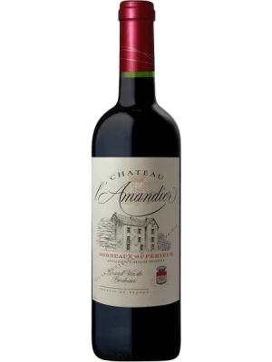 Вино Chateau l'Amandier, Bordeaux Superieur AOC 2018, 0.75 л