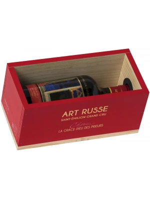 Вино Chateau La Grace Dieu des Prieurs, Saint-Emilion Grand Cru AOC, wooden box 2014, 0.75 л