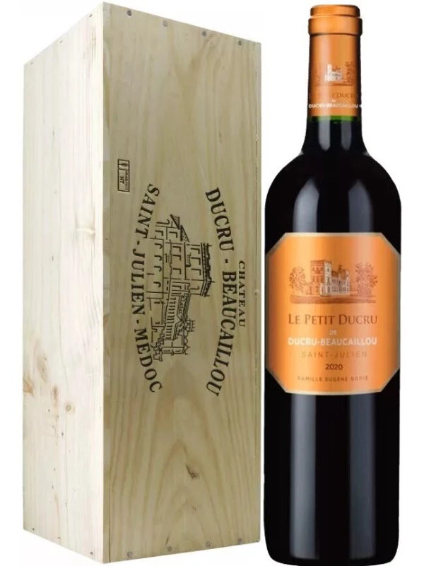 Le Petit Ducru de Ducru-Beaucaillou, Saint-Julien AOC, wooden box