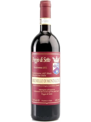 Вино Poggio di Sotto, Brunello Di Montalcino, Vendemmia Castelnuovo dell'Abate 2012, 0.75 л