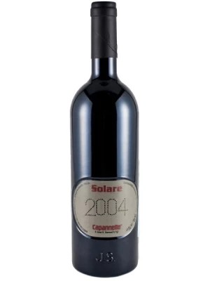 Вино Capannelle, Solare, Vino da Tavola di Toscana Rosso IGT Sangiovese 2004, 0.375 л