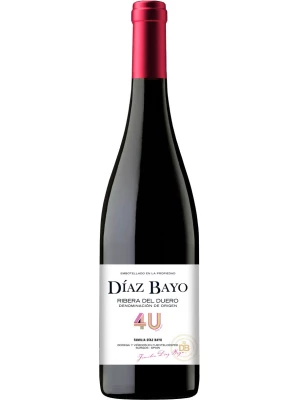 Вино Bodega Diaz Bayo, 4U, Ribera del Duero DO 2021, 0.75 л