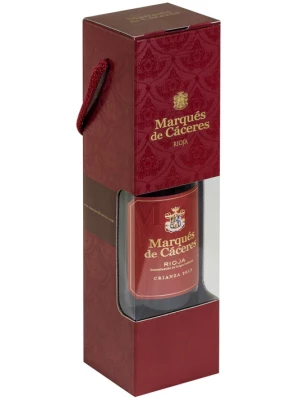 Вино Marques de Caceres, Crianza, gift box 2017, 0.75 л