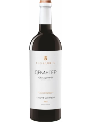 Вино Фанагория, Декантер Каберне Совиньон Коллекционное 2018, 0.75 л