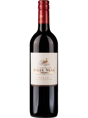 Вино Paul Mas Merlot, Pays d'Oc IGP 2019, 0.75 л