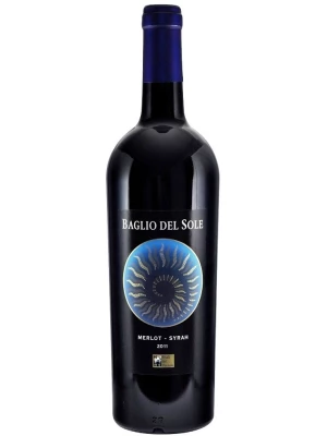 Вино Feudi del Pisciotto, Baglio del Sole Merlot Syrah, Sicilia IGT 2011, 0.75 л