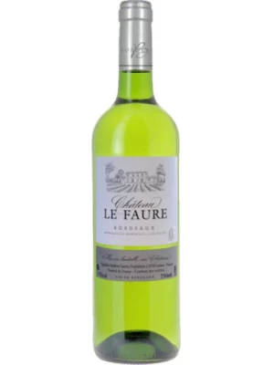 Вино Chateau Le Faure, Bordeaux АОC Blanc 0.75 л