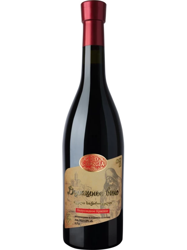 Georgian Wine House, Old Georgia Domashnee Red Semi-Sweet