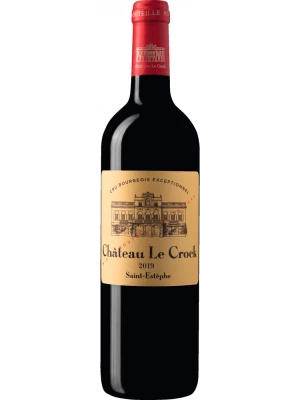 Вино Chateau Le Crock, Saint-Estephe AOC Cru Bourgeois 2019, 0.75 л
