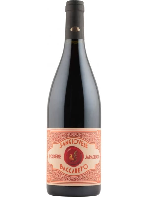 Вино Tenuta S. Lucia, Baccareto Podere Saraceno Sangiovese, Rubicone IGT 2018, 0.75 л