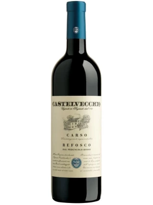 Вино Castelvecchio, Refosco dal Peduncolo Rosso, Carso DOC 2021, 0.75 л