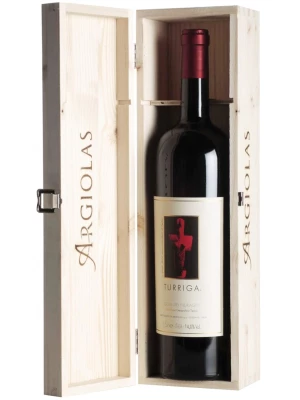 Вино Turriga, Isola dei Nuraghi IGT wooden box 2015, 1.5 л