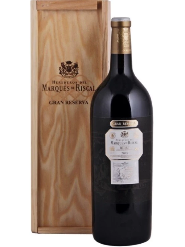 Herederos del Marques de Riscal Rioja DOC Gran Reserva, wooden box