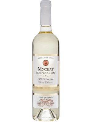 Вино Vinprom Rousse, Classic Collection Muscat Semi-Sweet 0.75 л