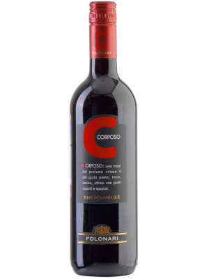 Вино Folonari, Corposo, Terre Siciliane IGT 2012, 0.75 л